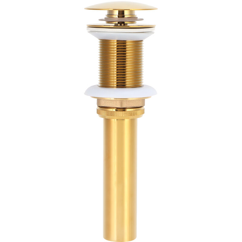 Abflussfilter, Auslaufstopfen Mit Riss-schutz, Silikondichtungen Für Haushalt, Küche Und Badezimmer Für Erwachsene (großer Goldener Sprungeffekt Ohne Löcher)