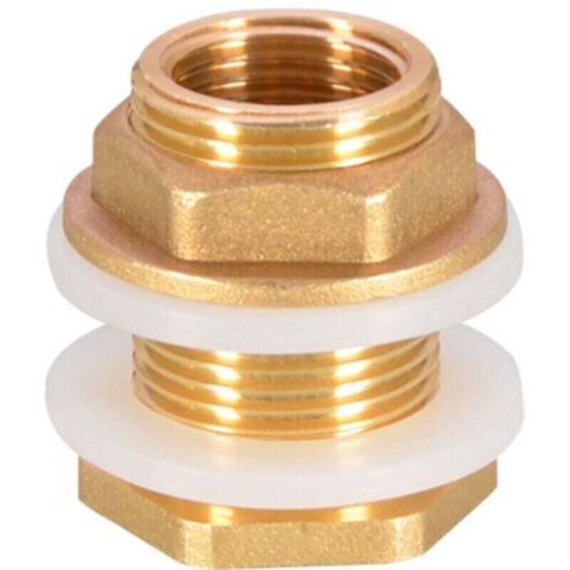 4 Stück G1/2 Messing Wassertank Wasserschlauch Anschluss Adapter Wasserhahn Regenfassbuchse Messingtankbuchse Für Wasserhahn Regenfass Wassertank