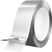 10er-pack Selbstklebende Aluminiumfolienbänder, 2 Mil Dick, Mit Trägerfolie, Hitzebeständig Bis 250 Grad, 15 M X 50 Mm (silber)