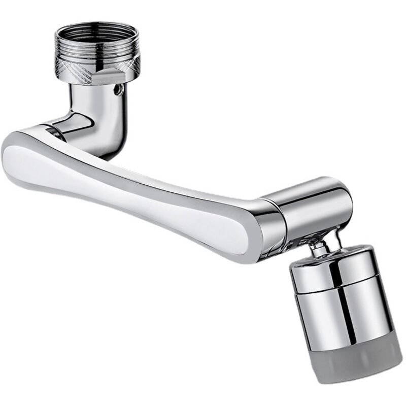 Drehbarer Wasserhahn-luftsprudler Aus Messing, 2 Modi, Einstellbarer Küchenwasserhahn-filter-luftsprudler