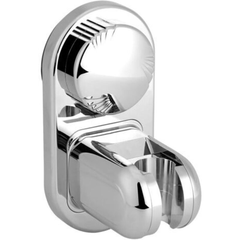 Verstellbarer Duschhalter Ohne Bohren, Saugnapf-duschkopfhalter Für Wandmontage Im Badezimmer (silber)