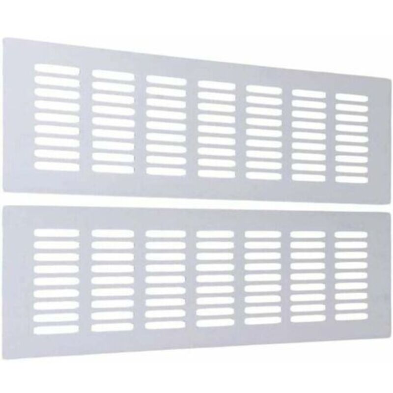 Lüftungsgitter Rechteckiges Lüftungsgitter Belüftungsgitter Rechteckiges Belüftungsgitter Aluminium-luftgitter Für Die Belüftung (30 Cm) 2 Stück