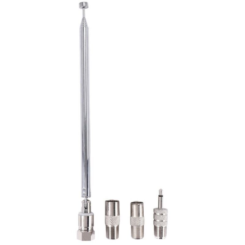 Fm-antennenadapter 3,5 Mm Typ F Stecker Mit Teleskopstange Für Stereo-radioempfänger