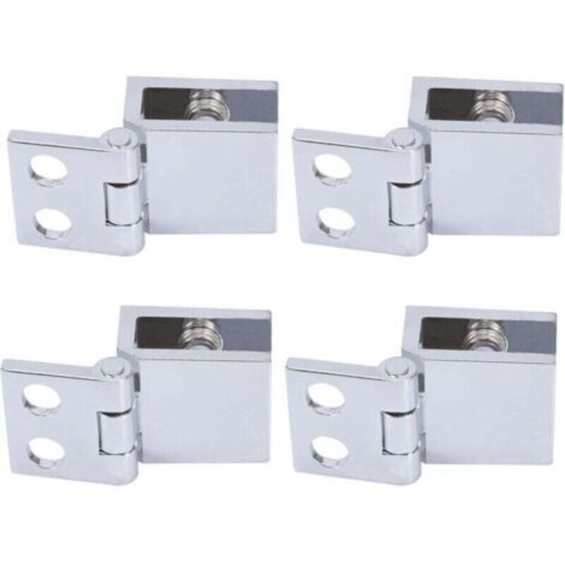 4 Stück Glas-scharnier-clips, Zangen, Türscharniere Aus Glas, Einfache Installation, Langlebige Glas-halterung, Möbel-glasscharniere, Glaszangen Für Glastüren Und Vitrinen