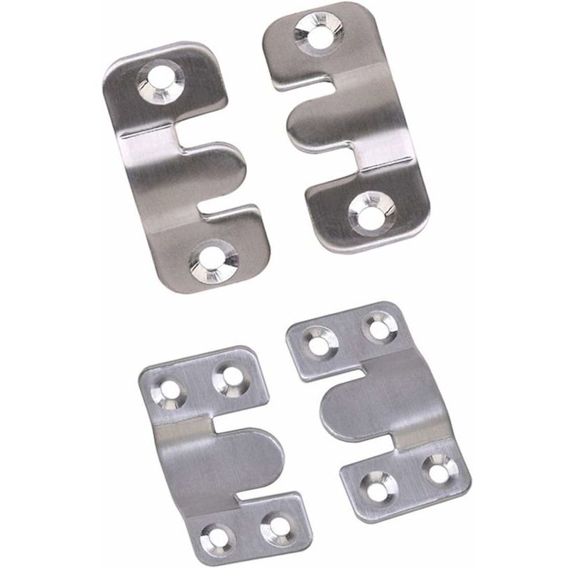 Möbelrahmen-clips, Einbau-verbindungselemente, Befestigungen Für Sofarahmen, Möbelstützen-verbinder, Geeignet Für Rahmen Von Kunstwerken, Plakaten, Betten, Uhren Und Spiegeln – 20 Paare
