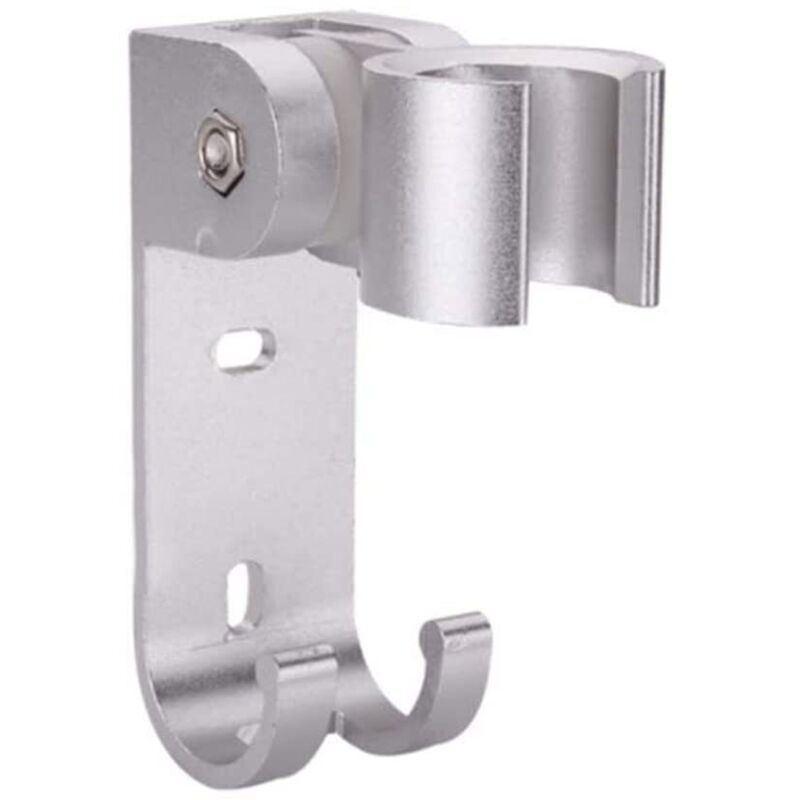 Verstellbare Halterung Für Duschkopf, Duschkopfbasis, Wandmontierte Duschkopfhalterung Mit Haken Zum Aufhängen, Zum Bohren Erforderlich, Wasserdicht, Zur Wandmontage Für Bad/hotel