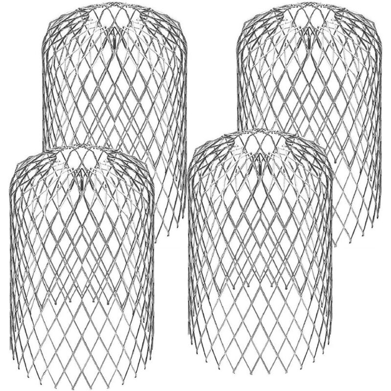Aluminium-dachrinnenschutz, 815 Cm, Rostfrei Und Wasserdicht, Robuste Und Langlebige Dachrinnenfilter Für Hausdachrinnen, Abflusskanäle Und Fallrohre - Silber
