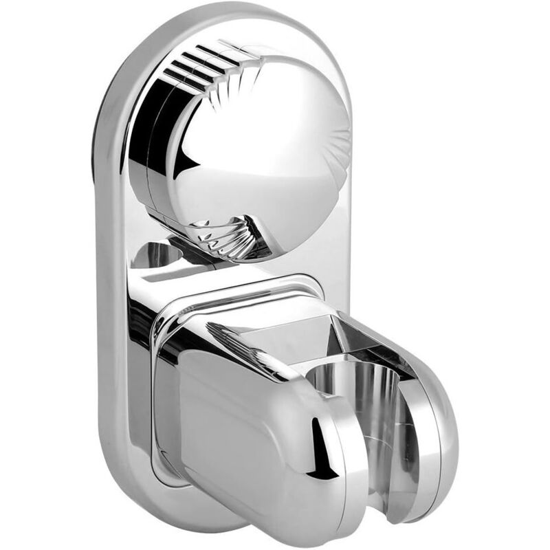 Verstellbare Duschhalterung Ohne Bohren, Drehbarer Saugnapf-halter Für Wandduschkopf Im Badezimmer, Duschhalterung (silber)