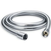 Flexible Duschschlauch 150 Cm Mit Verdrehschutz, Schlauch Für, Und Verdrehfest, Geprüft Für Trinkwasser Unter Druck, Silberfarben