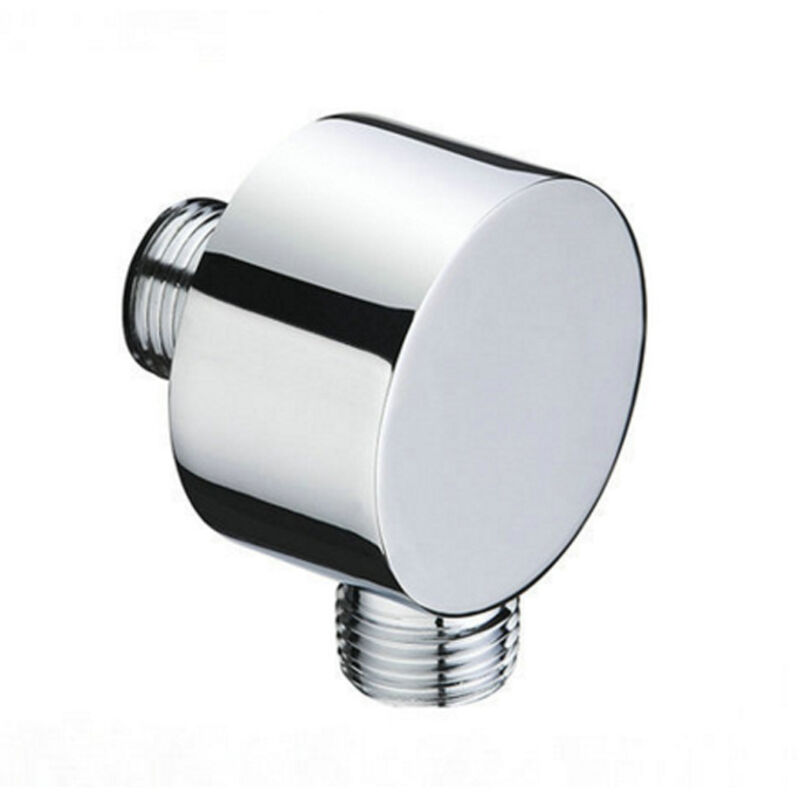 Wandanschlussbogen, Runder Messing-wandanschluss Für Duschschlauch G1/2" - Silber
