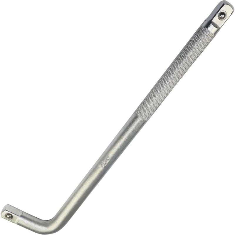 L-griff Für Stecknuss-schlüssel - 1/2" X 300 Mm - Cr-v-stahl - Silberfarben