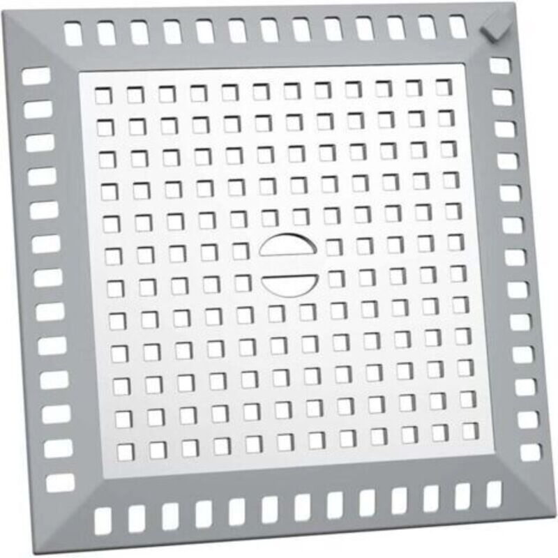 Haarfänger Für Dusche 12,3 X 12,3 Cm Quadratischer Edelstahl-küchenspülenfilter Silberner Abflussgitter Gegen Verstopfung Für Badezimmerdusche, Geeignet Für Bad Und Küche