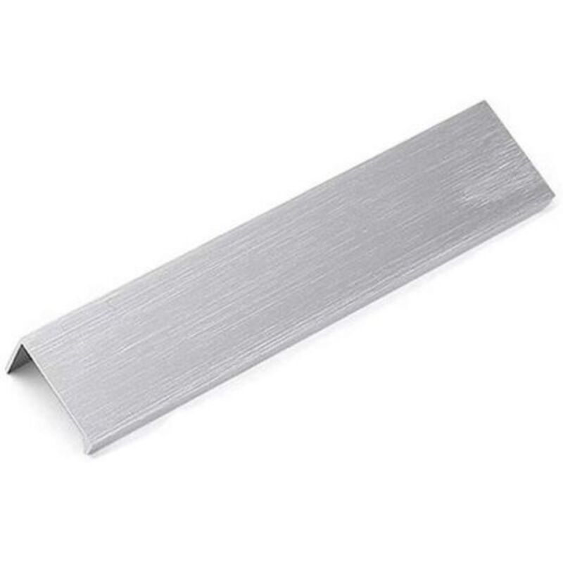 Küchenschrankgriff, Versenkter Griff In Silber, Verdeckter Türgriff Aus Aluminiumlegierung, 2 Stück, Lochabstand 128 Mm