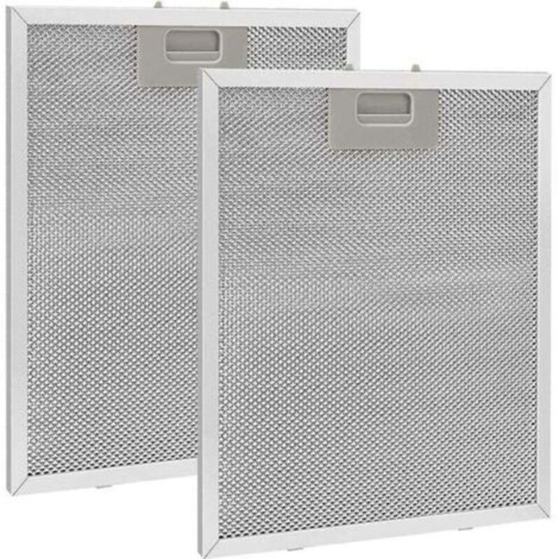 2 Stück Metall-fettfilter Für Dunstabzugshaube 320x260mm, Mesh-filter Zubehör Für Küchen-dunstabzugshauben