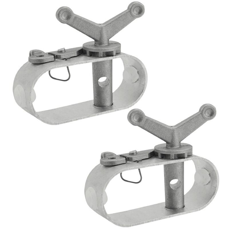 2 Spanner Für Poolabdeckung - Kurbel Für Poolabdeckung, Aluminium-poolkurbel, Spanner Für Poolabdeckung - 8x2x6,4 Cm