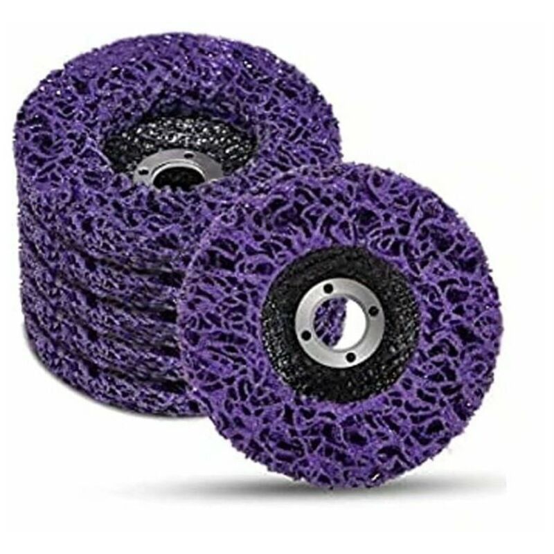 5er-pack Violette Reinigungsscheiben, Schleifscheiben 115 X 22 Mm, Oberflächenschleifscheiben Für Lackbearbeitung, Schleifscheiben Für Winkelschleifer