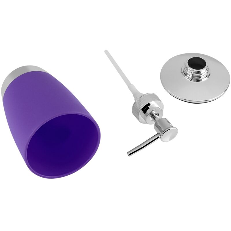 4-teiliges Set Badezimmer-kostümzubehör, Enthält Zahnbecherhalter, Zahnbürstenhalter Und Seifenspender, Lila
