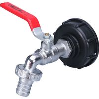 Adapter Für Ibc-tank (1/2"-gewindeanschluss), Hahn Für 1000-liter-tank, Regenwassersammler, Auslaufzubehör, Ventil, Hahn Und Schlauchanschluss