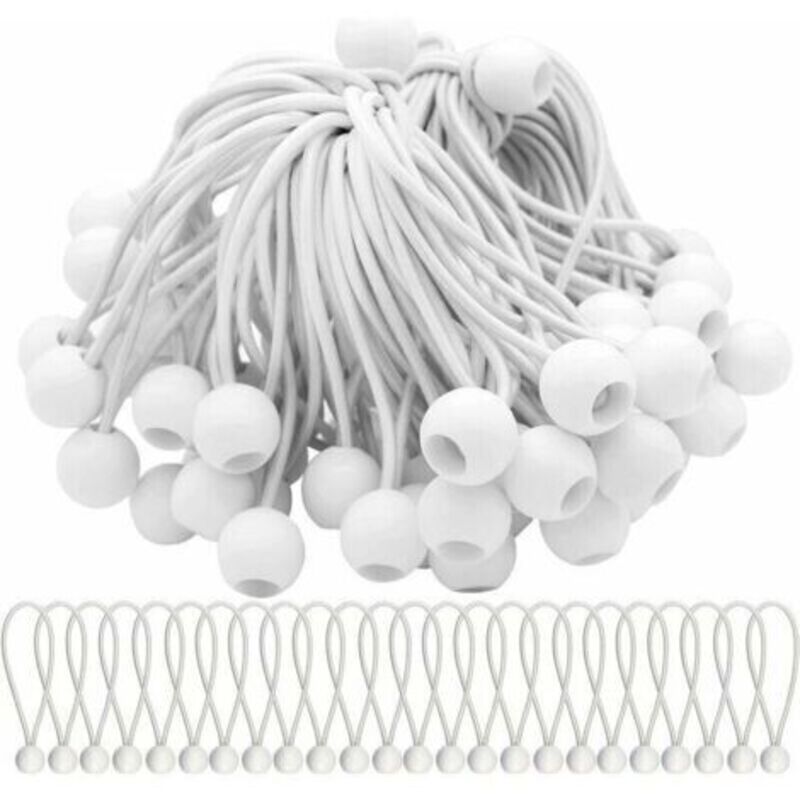 40er Set Elastische Spanngurte Mit Kugeln, Gummiseil Mit Kugeln Für Festzelte, Zelte, Banner Und Planen - Rwtendeur Sandow..debuns