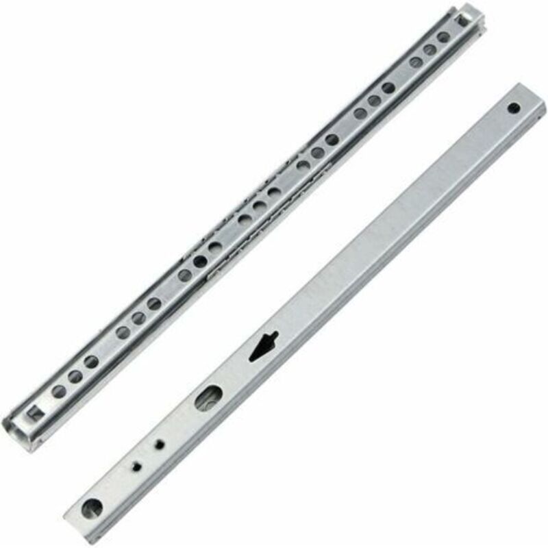 Schubladengleiter 1 Paar Metall-kugellager-schubladenschienen Kugelschienen Schubladenführungen Mit Kugellagern Für Möbelschubladen 246x17x10mm