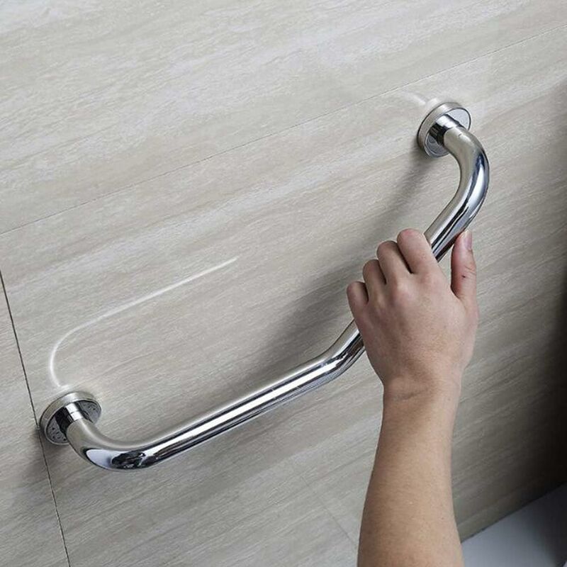 304 Edelstahl Handlauf Badezimmer Handlauf Duschhandlauf Badewannenhandlauf Handlauf Für Ältere Menschen Badezimmer Handlauf, Badewannengriff 45 Cm Wandhalterung Haltegriff Türgriff Se