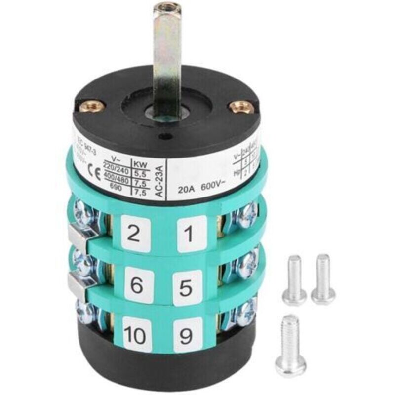 220 V/380 V Reifenwechselmaschine Motor Vorwärtsschalter Umschalter Drehtisch Fußschalter 20a (a)