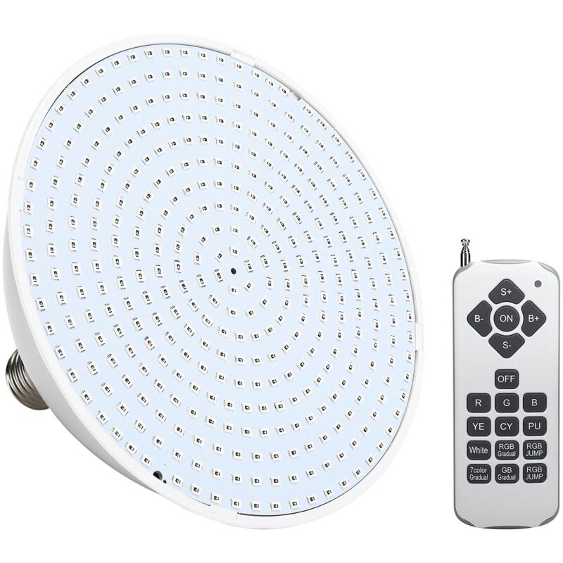 Led-unterwasserleuchten, Farbwechselndes Rgb, 7 Batteriebetriebene Mehrfarben-leuchten Mit Fernbedienung Für Aquarium/pool/teich (45w)