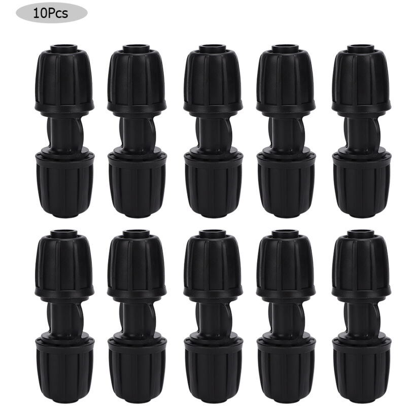 10 Stück Gerader Wasseranschluss, Tropfbewässerungs-verbindungsstück Für Den Garten, Für Pe-schlauch 16 Mm