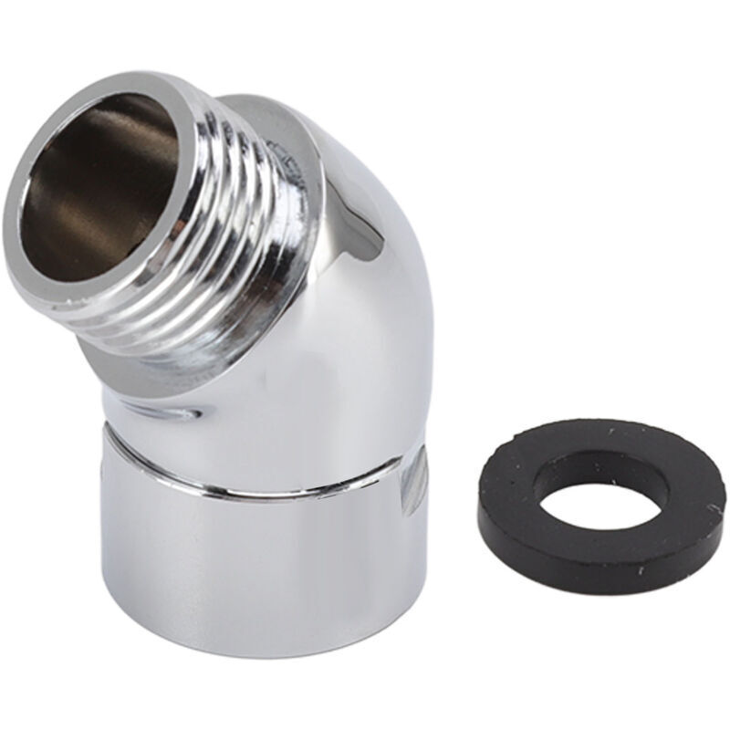 Gebogene Duschhandbrause, 135-grad-winkeladapter G1/2 Zoll, Für Standard-duschsystem G1/2 Zoll, Duscharm, Duschkopf Und Schlauch
