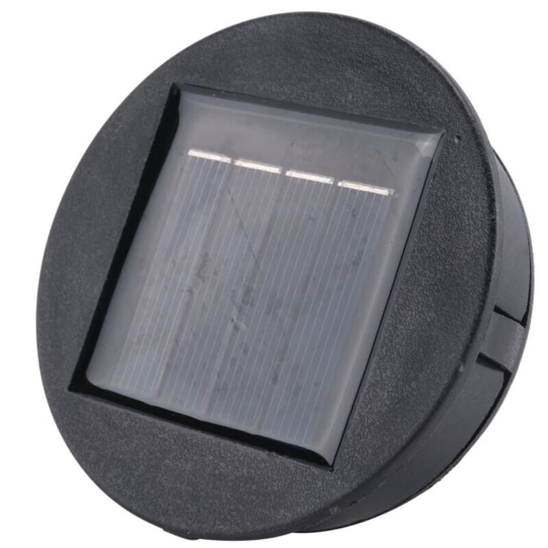 Runde Led-solarleuchte, Wiederaufladbar Mit Li-ionen-akku, Für Garten Und Außenbeleuchtung
