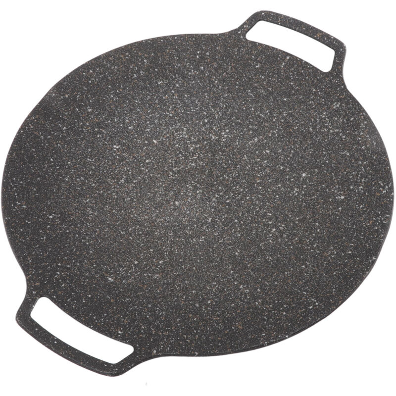 Koreanische Bbq-pfanne, Grillpfanne, Antihaftbeschichtete Pfanne, Runde Bratpfanne Für Zuhause Und Outdoor, Universell Einsetzbar, 30 Cm