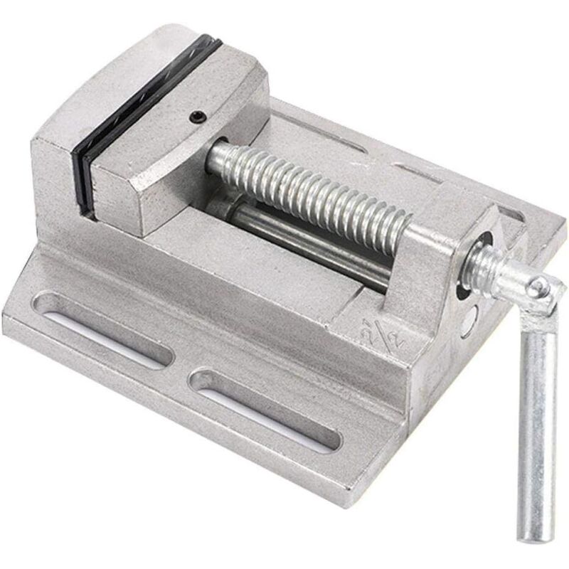 2,5-zoll-bohrmaschinen-schraubstock, Schwerer Aluminiumlegierungs-klemmschraubstock Für Ständerbohrmaschinen-halterung, Mini-flachbacken-schraubstock, Mini-tischschraubstock, Reparaturwerkzeuge