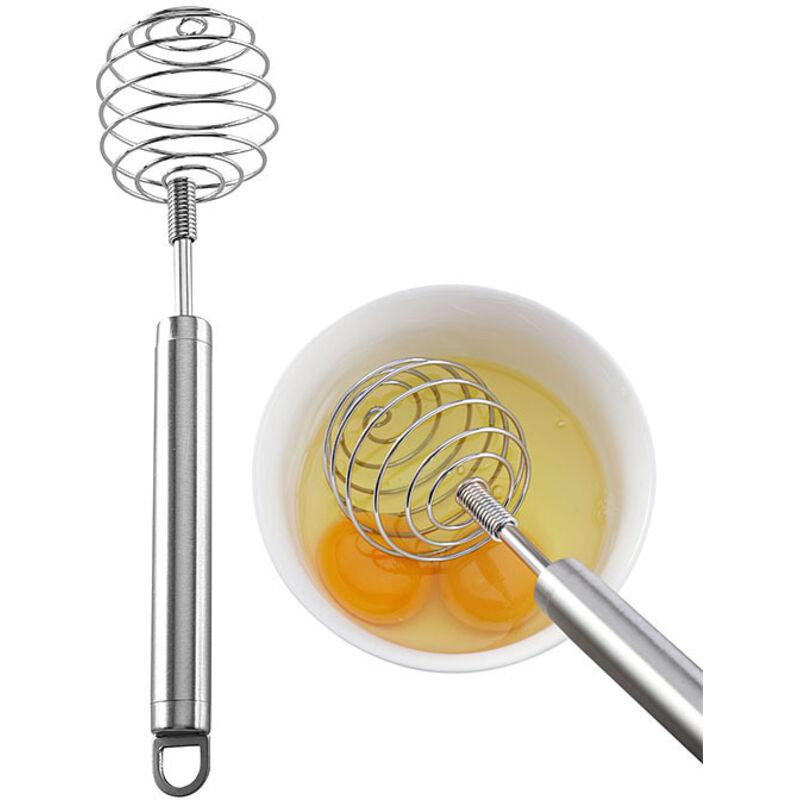 Edelstahl-handrührer Für Die Küche - Kochcreme - Eierquirl, Ballon, Schlagsahne, Milch, Schneebesen 2455cm