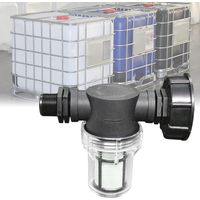 1000-liter-tankanschluss Mit Filterfunktion, Gartenschlauchverbindung Für Regensammler, S60x6 Ibc-wassertankadapter (3/4'' Außengewinde)
