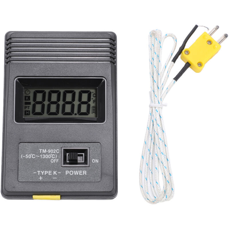 Tm902c Hochpräzisions-digitalthermometer Mit Lcd-anzeige, Tragbares Temperaturmessgerät, 50℃ Bis 1300℃