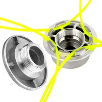 Aluminium-fadenkopf, 4-linien-universalkantenschneiderkopf, Aluminium-trimmerkopf, Rasenkopf, Motorsensenkopf Für Garten, Rasen, Terrasse