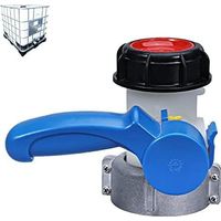 Universeller Ibc-adapter, Adapter Für Ibc-absperrhahn, Universeller Ablasshahn, Schmetterlingsventil-adapter, Für Regenwassertank (75 Mm)