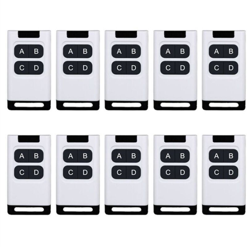 10 Universelle 433-mhz-fernbedienungen Für Garagentore, Elektroautos Und Rollladenprojektoren