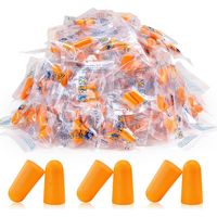 Set Mit 100 Paar Ultra-weichen Schaumstoff-ohrstöpseln Zur Geräuschunterdrückung Und Gegen Schnarchen