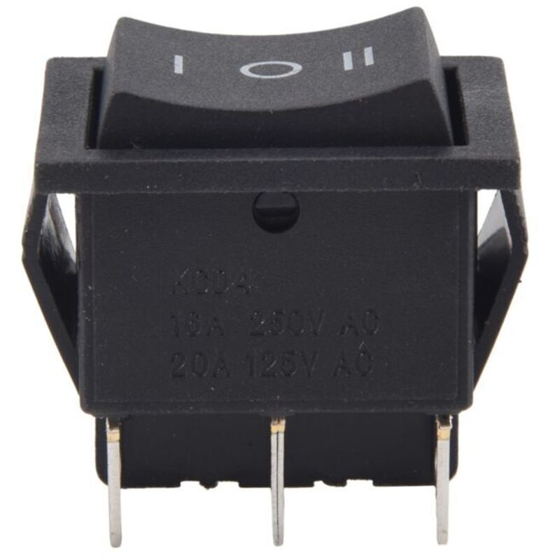 3-stufiger Kippschalter, 6-polig, 250v Ac 16a, 125v Ac 20a, Flaches Profil