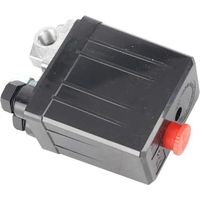 4-port-luftkompressor-druckschalter, 240v 16a 90-120psi Robuster Luftkompressor-druckventilschalter 1/4" Regler Mit Innengewinde