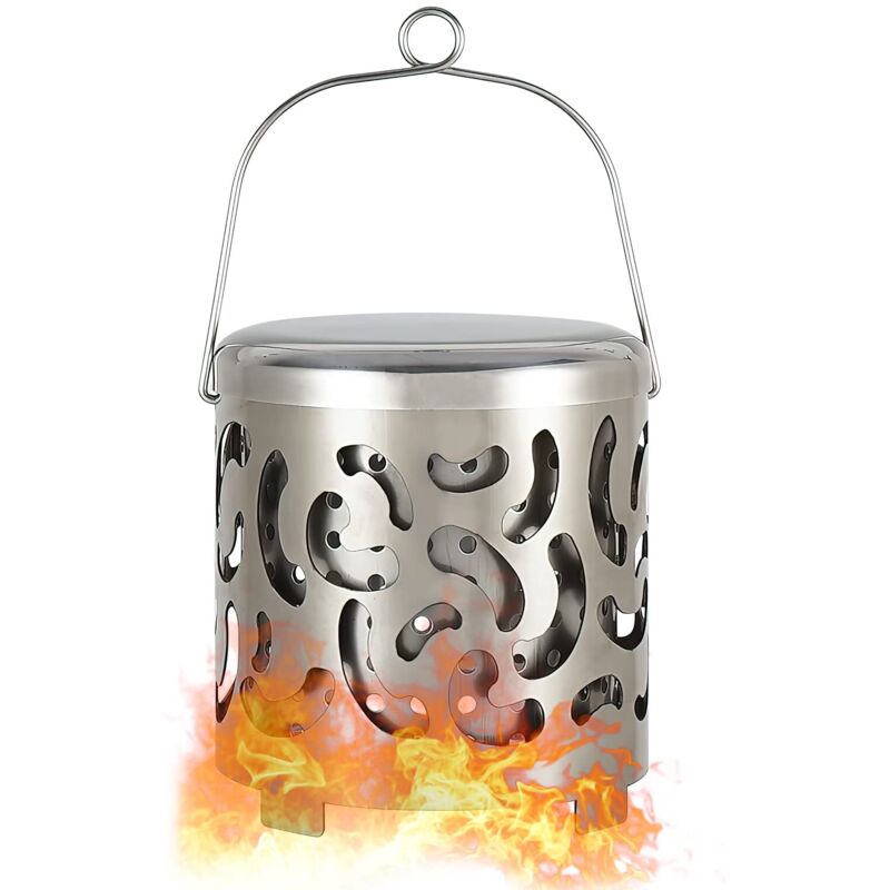 Beheizter Kopf Für Gaskocher, Tragbares Heizzubehör Für Campingkocher, Aus Edelstahl, Mini-heizlampe Für Gaskocher, Campingöfen, Zeltheizungen