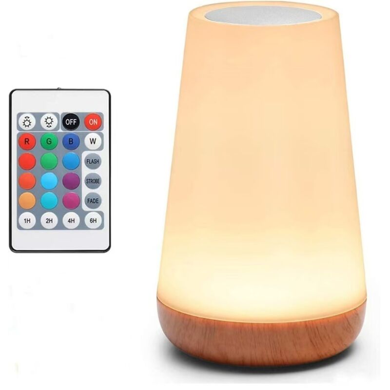 Usb-nachtlicht 15 Cm Mit Warmweißem Led + 13 Rgb-farben, Taktile Steuerung Mit Variabler Intensität
