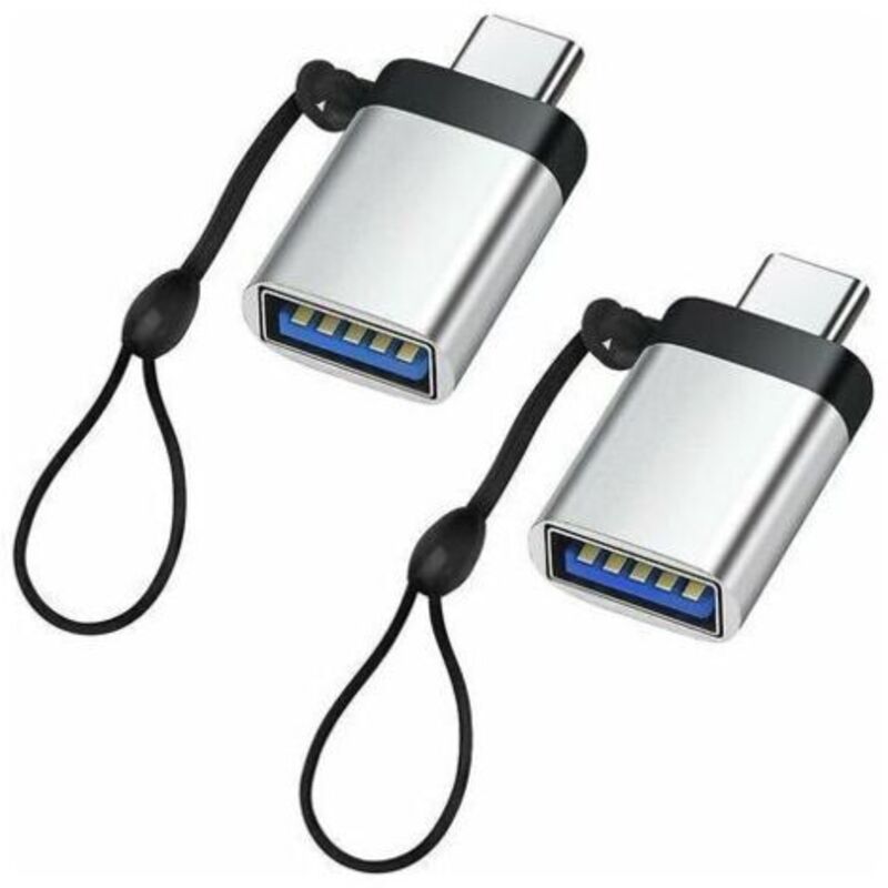 Usb-c-auf-usb-3.0-adapter (2er-pack), Usb-c-stecker-auf-usb-3.0-buchse Adapter Kompatibel Mit Telefon, Computer