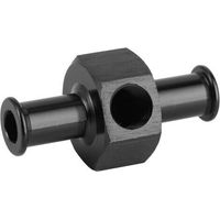 Universeller Kraftstoffdruckmesser-adapter Aus Aluminiumlegierung, 3/8 Zoll Schlauch, 1/8 Zoll Npt-anschluss, Schwarz