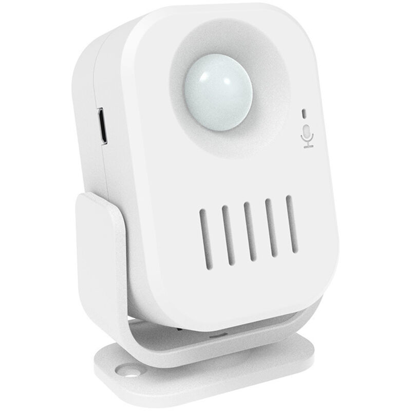 Bewegungsmelder Alarm/klingel/warnung, Willkommens-eingangsklingel Für Geschäfte, Batteriebetrieben, 55x32x83mm, Weiß, 1 Stück - Batterien Nicht Enthalten