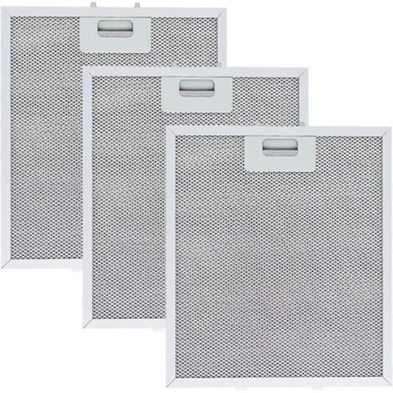 Metall-fettfilter Für Dunstabzugshauben, 305 X 267 Mm – 3-lagig, Aluminium – Spülmaschinenfest – Kompatibel Mit Verschiedenen Modellen