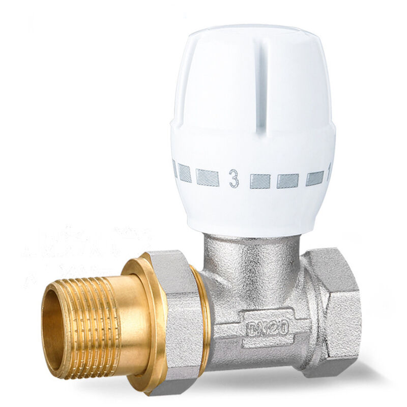 Rechtsseitiges Thermostatisches Heizkörperventil 3/4 – Manuelles Regelventil – Kupfer – Druck 16 Mpa – Temperatur -10 °c Bis 120 °c