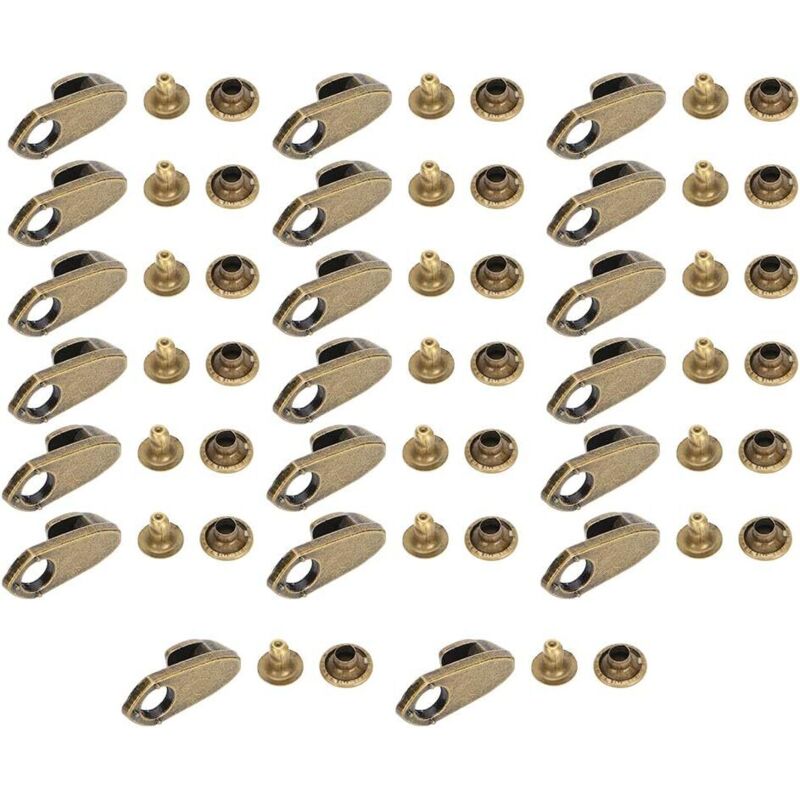 Set Aus 20 Haken Für Schnürsenkel Von Sicherheitsstiefeln Und Schuhen Mit Nieten, Zur Reparatur/camping/wandern/kletterzubehör