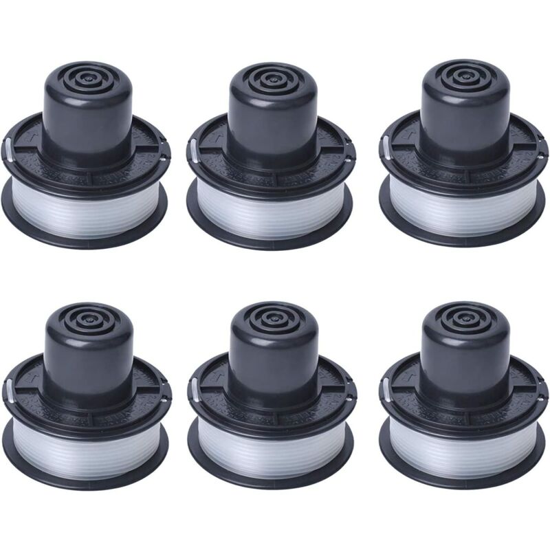 A6226 Spule Mit Faden Kompatibel Mit Automatischen Rasentrimmern Auftipp Gl250 / Gl310 / Gl360 / Gl360sb Mit 6 M Faden, 6er-pack